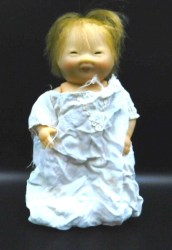 baby doll white dress full view